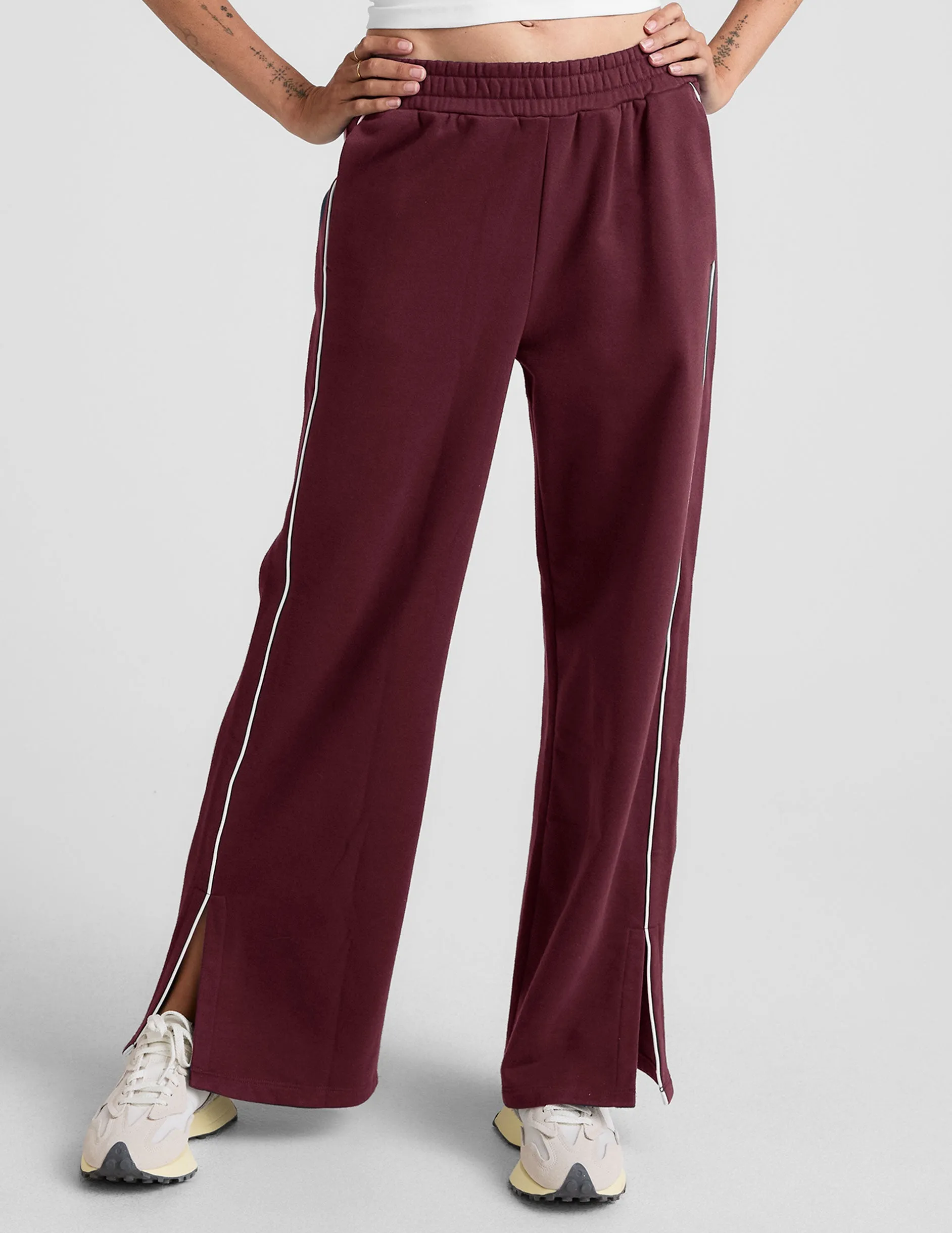 Comfort Waist LuxeFleece Piper Wide Leg Pant