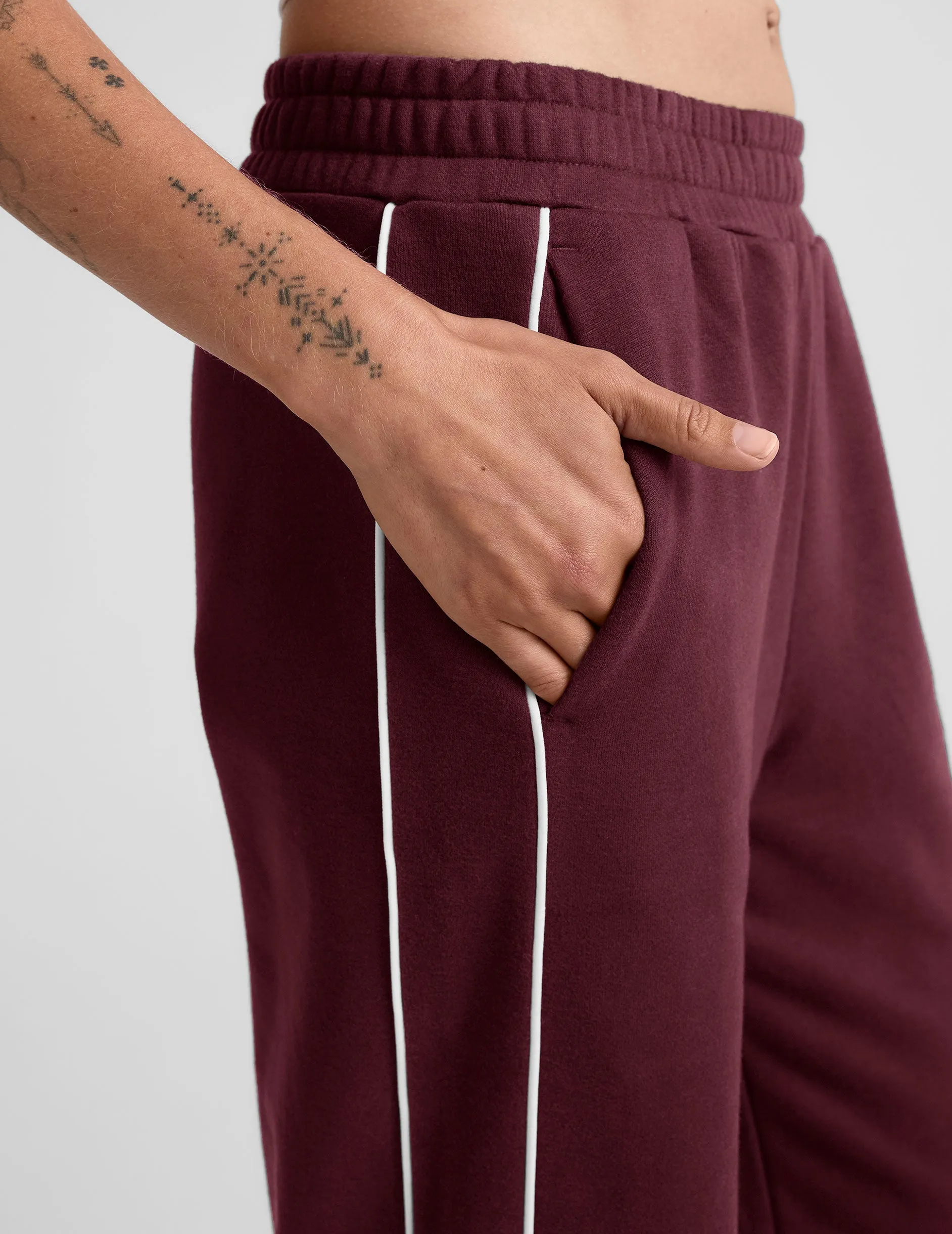 simple design LuxeFleece Piper Wide Leg Pant