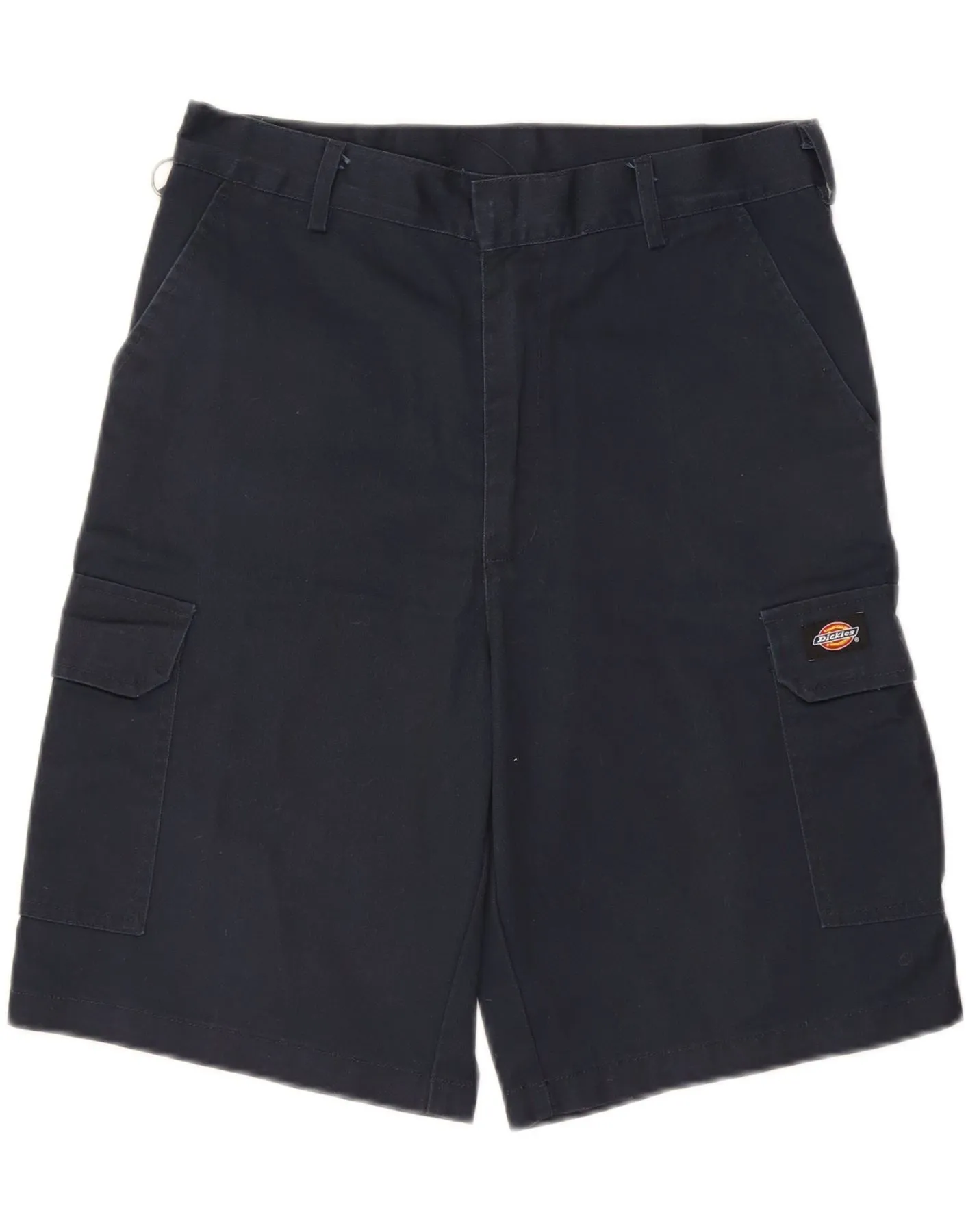 DICKIES Mens Cargo Shorts W32 Medium  Navy Blue Polyester athletic style beachy vibe