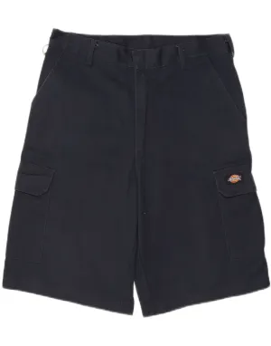 DICKIES Mens Cargo Shorts W32 Medium  Navy Blue Polyester athletic style beachy vibe