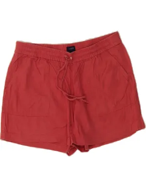 Wrinkle-Free high-low hem J. CREW Womens Chino Shorts Medium W30 Red Linen