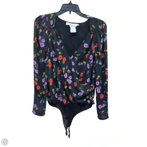 Bodysuit By Astr In Floral Print, Size: M stretch fabric bodysuit leopard bodysuit