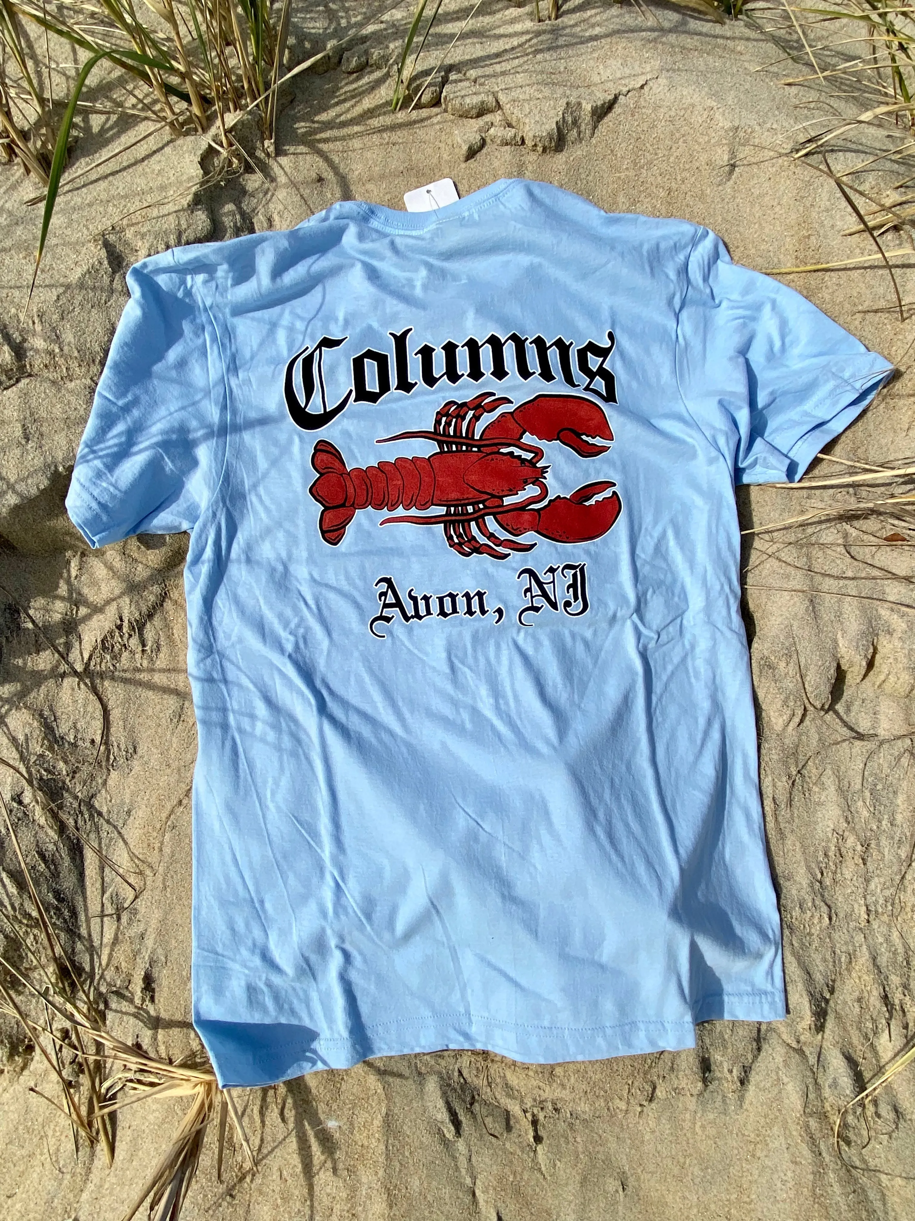 Flexible Ribbed Cuffs Playful Prints Col-Lobster T-Shirt Carolina