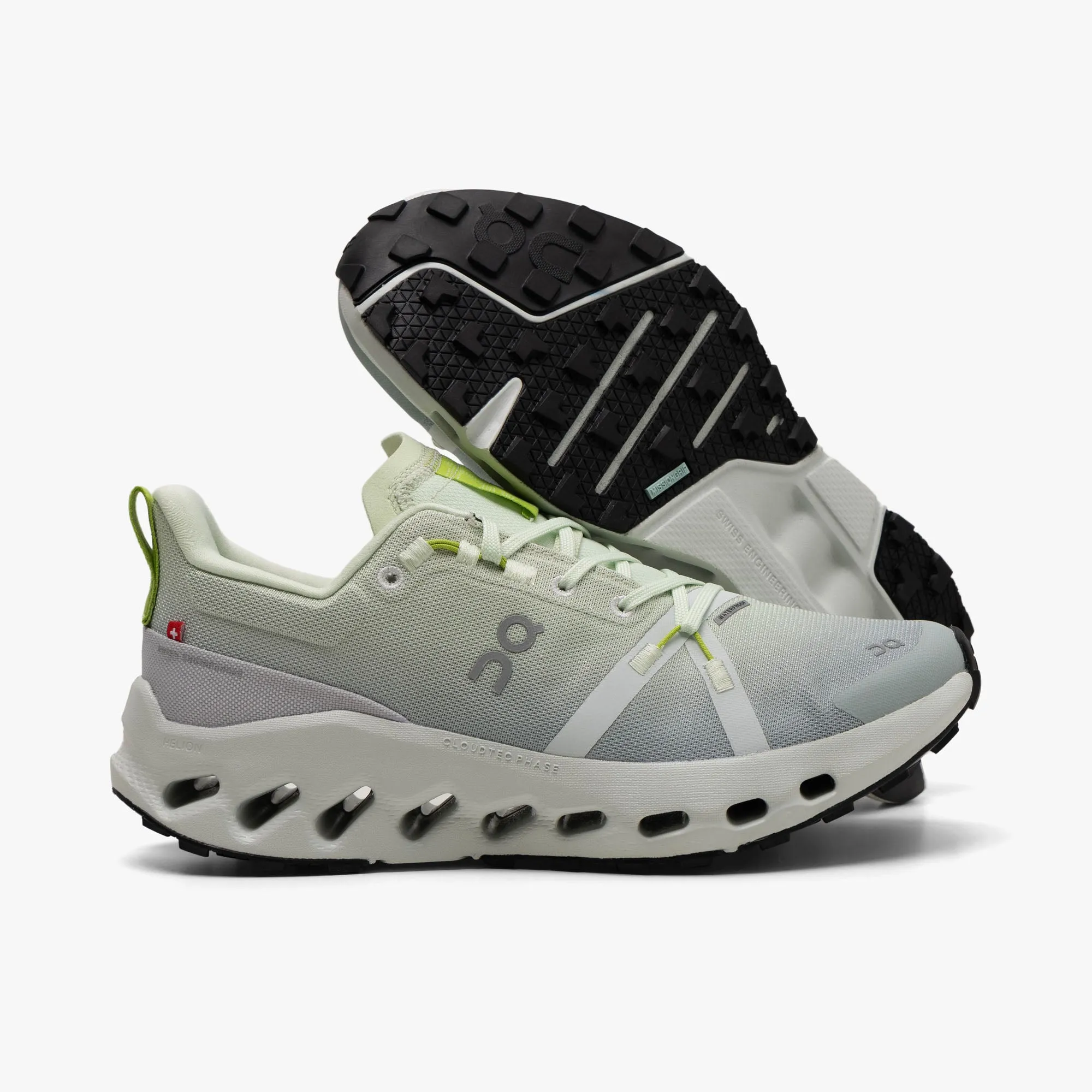 Foot Stability Comfortable fit On Women's Cloudsurfer Trail WP Lima / Mineral