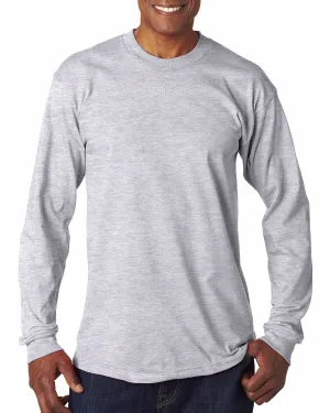 Bayside BA6100 Adult 6.1 oz., 100% Cotton Long Sleeve T-Shirt Simple Wear