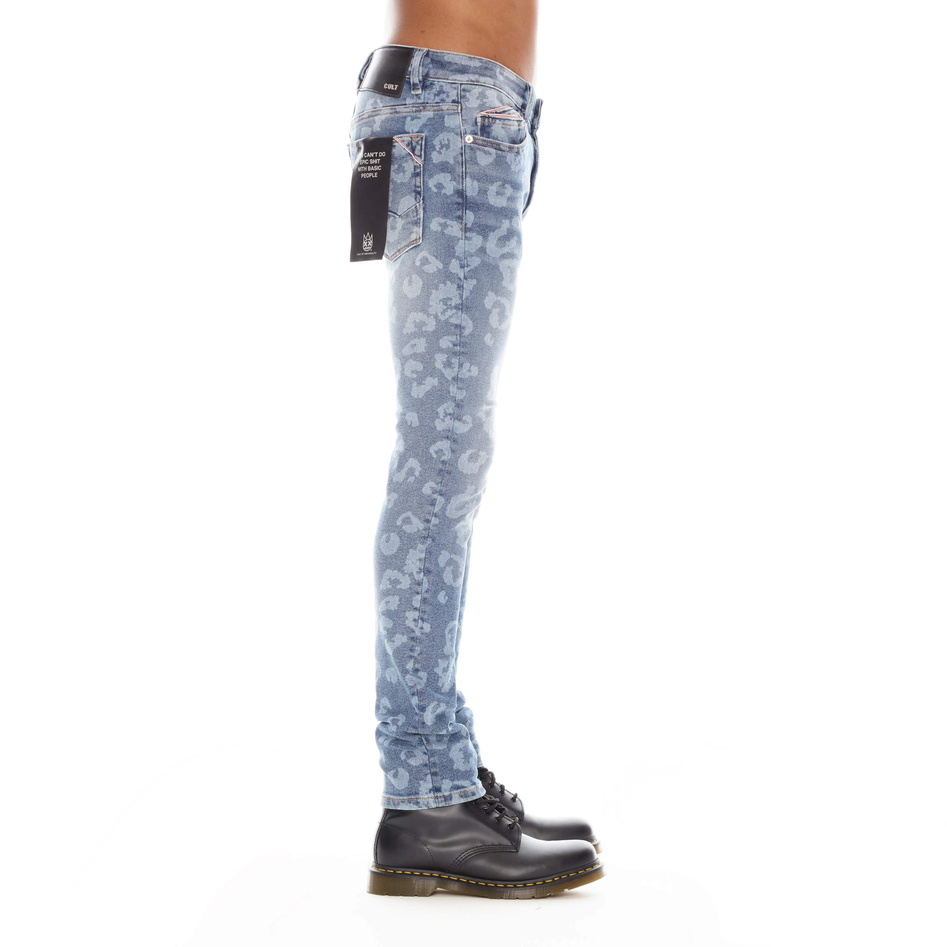 PUNK SUPER SKINNY IN LEOPARD Artist Vibe Work Meeting Casual