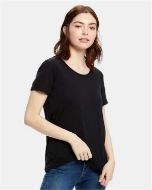 US Blanks US115 Women's Loose Fit Boyfriend Tee Urban Casual Look Ethically Sourced Material