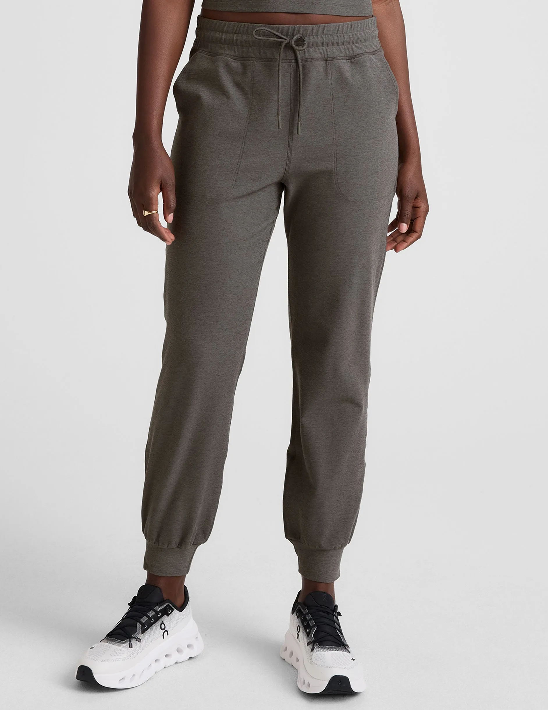 Soft Waist Spacedye Commuter Midi Jogger