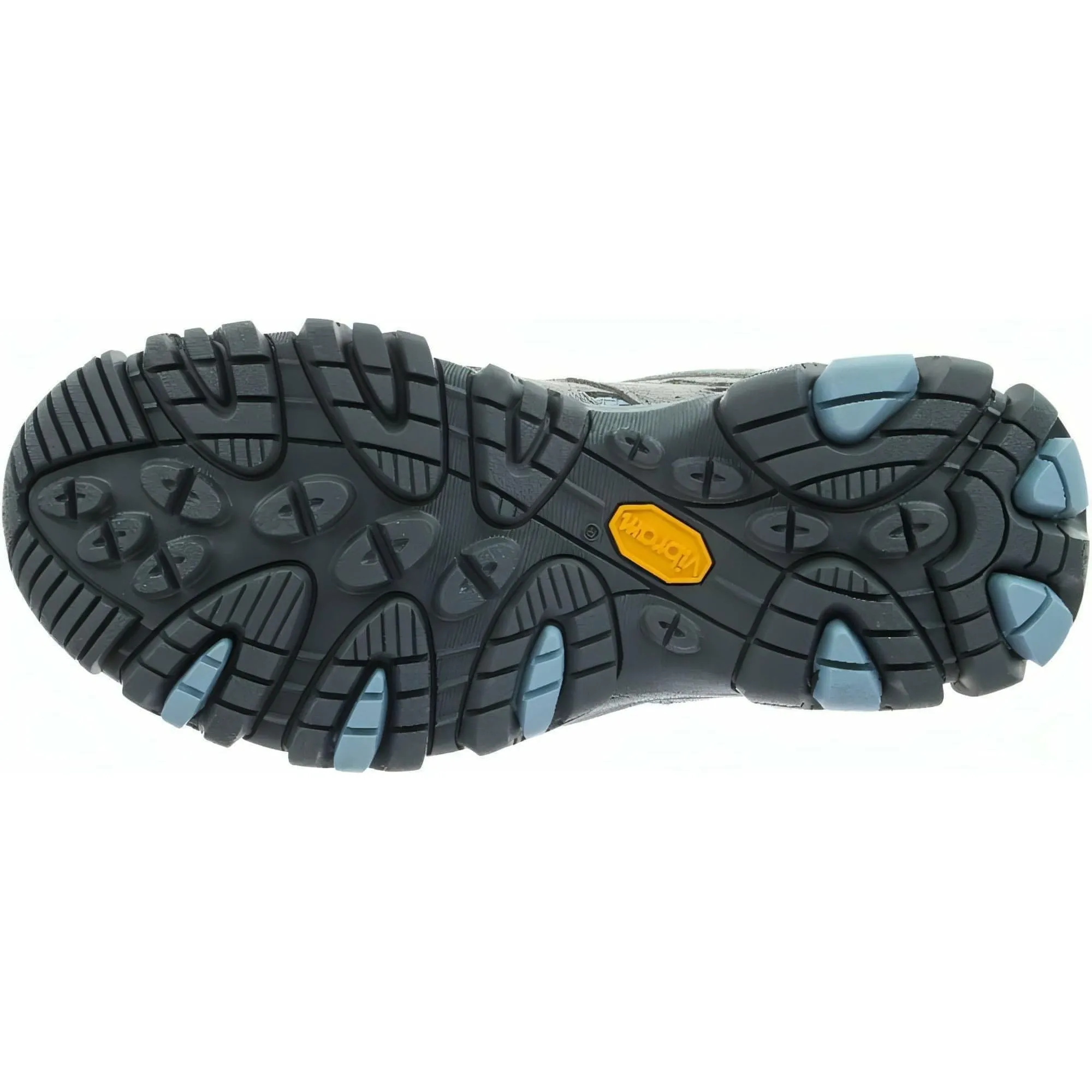 Heavy Duty Cushioning Durable Support Merrell Moab 3 GORE-TEX Womens Walking Shoes - Blue