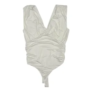 comfy bodysuit elegant bodysuit Bodysuit By Express In Cream, Size:L