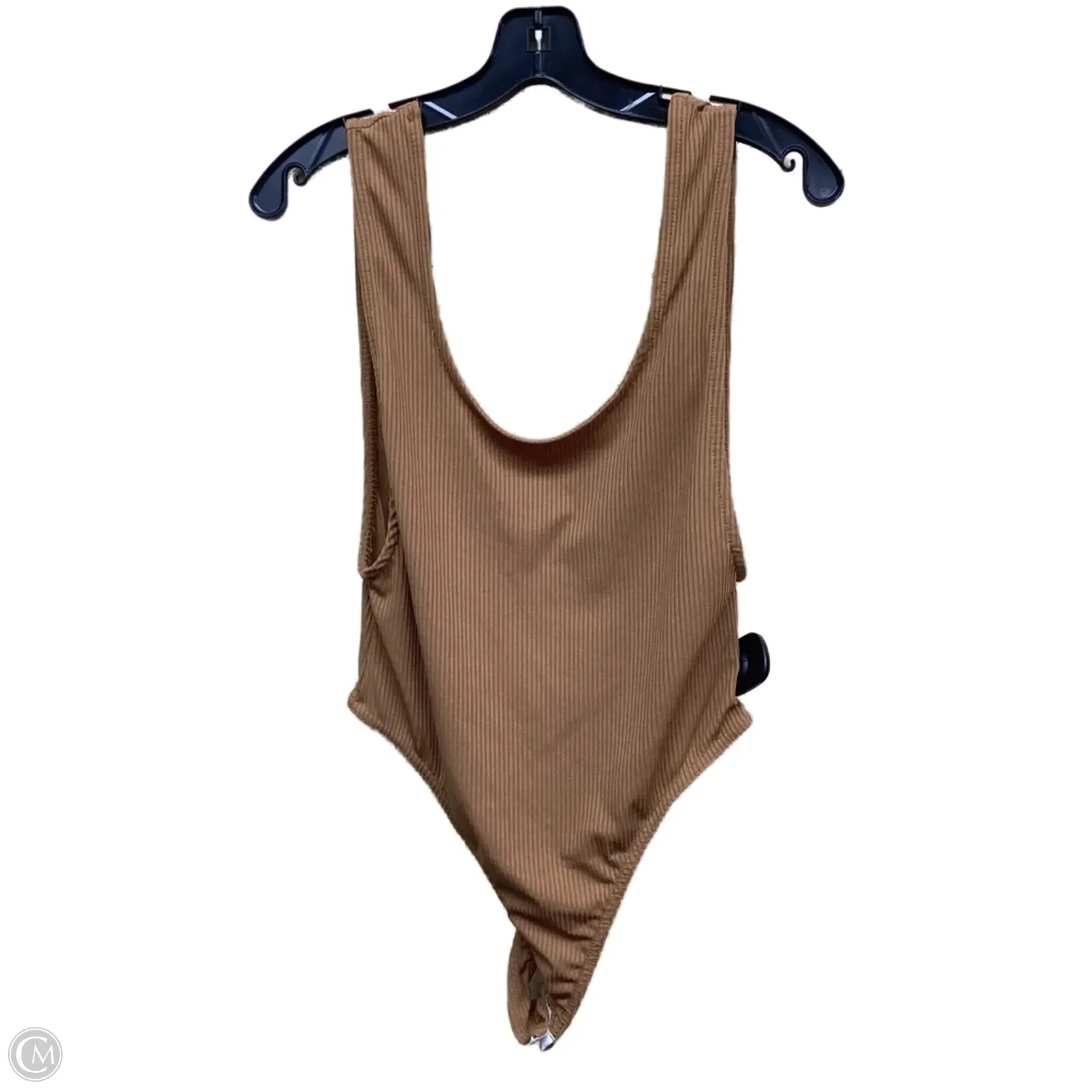 casual chic bodysuit Bodysuit By Missguided In Bronze, Size: 8