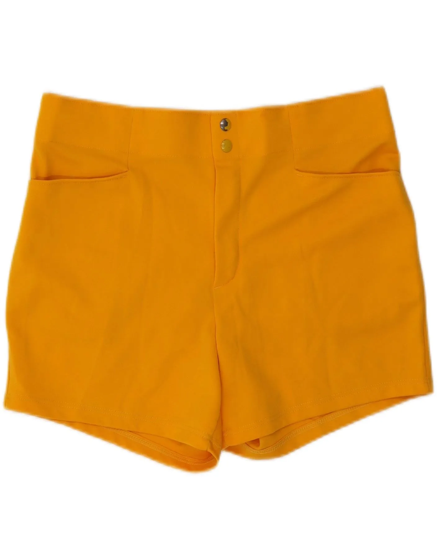 Wardrobe Must-Have RUSSELL ATHLETIC Womens Shorts XL W36  Yellow Polyester