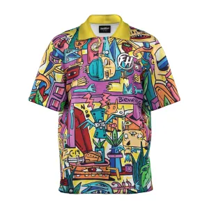 Active Style Bienvenido Oversized Polo Shirt