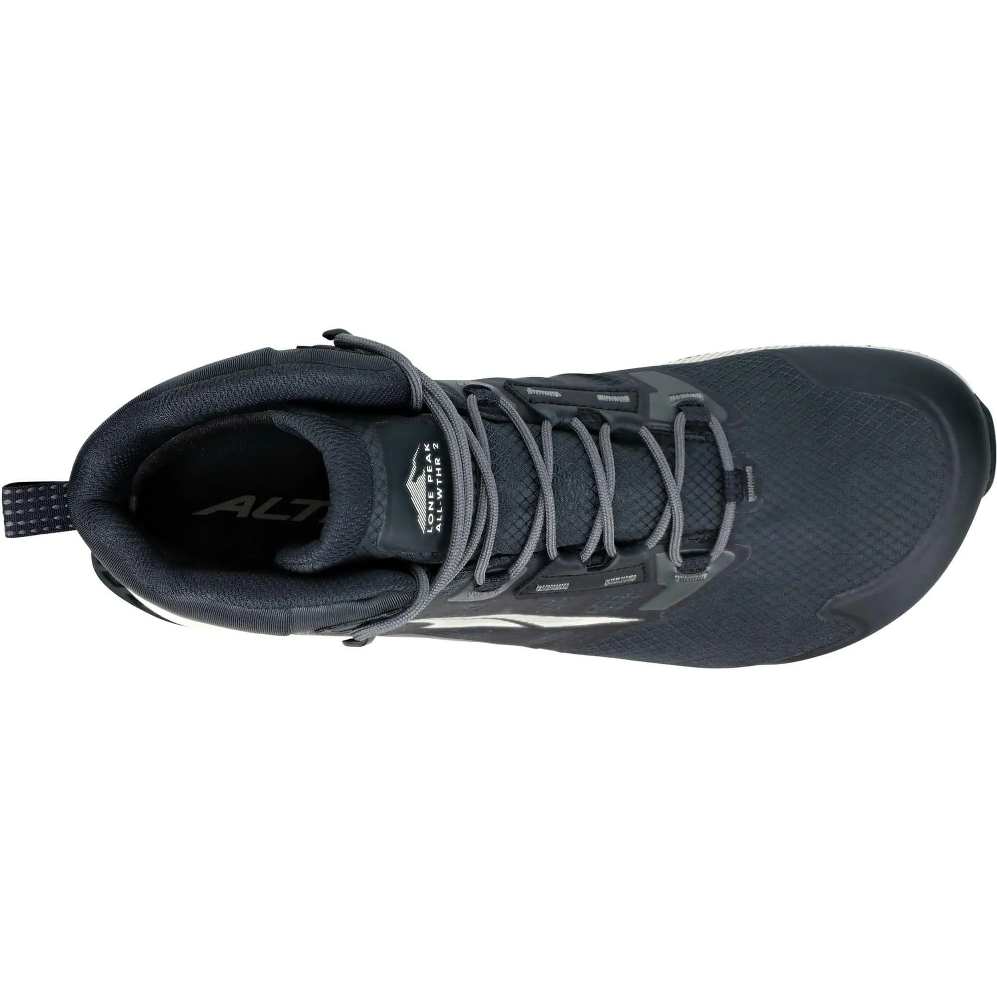 Outdoor Function Eco Path Altra Lone Peak All Weather 2 Mid Mens Walking Boots - Black