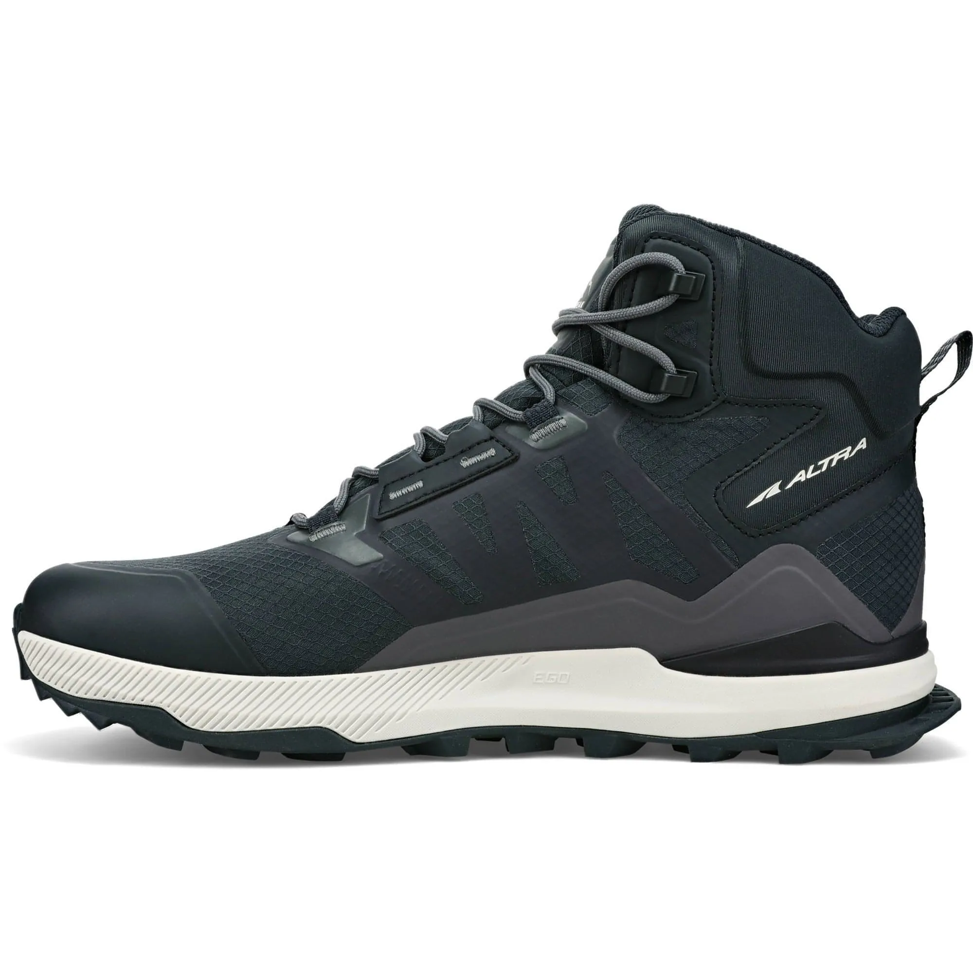 Climbing Terrain Fit Altra Lone Peak All Weather 2 Mid Mens Walking Boots - Black