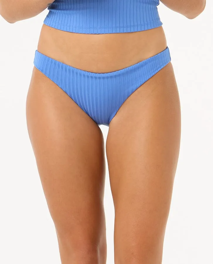 Summer Attire Color-Blocking Rip Curl Premium Surf Cheeky Bottom-Ocean
