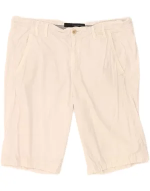 Move Free Freestyle Comfort CALVIN KLEIN Mens Regular Chino Shorts W32 Medium White Cotton