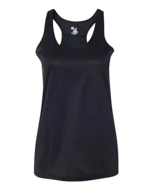 Timeless Design DoubleStitched Seams Badger 4166 Women??s B-Core Racerback Tank Top