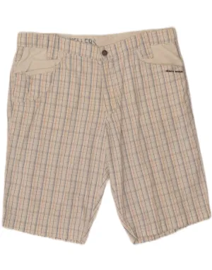 shorts set Collectible Item CAPE HORN Mens Casual Shorts IT 54 2XL W38  White Check Cotton