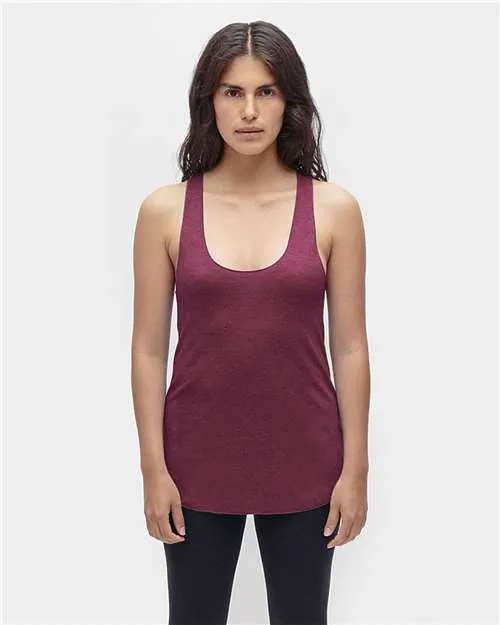 Los Angeles Apparel TR3008 USA-Made Women's Triblend Racerback Tank Top Cozy And Stylish LayeringFriendly