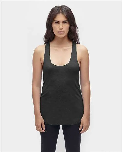 Los Angeles Apparel TR3008 USA-Made Women's Triblend Racerback Tank Top TearResistant Fabric SeamFreeShoulders