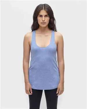 Los Angeles Apparel TR3008 USA-Made Women's Triblend Racerback Tank Top Everyday Essential spandex blend