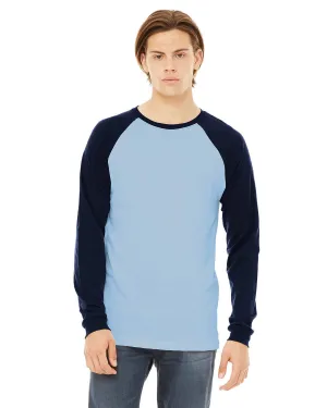 Lightweight Design Layered Sleeve Bella   Canvas 3000C Men's Jersey Long-Sleeve Baseball T-Shirt