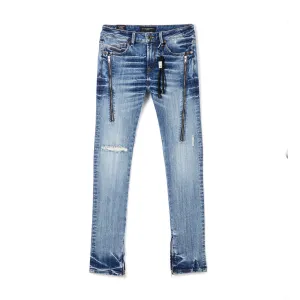 Stylish Choice Core Look PUNK SUPER SKINNY JEANS IN FORD