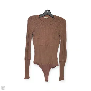 Bodysuit By Free People In Purple, Size: S zebra bodysuit