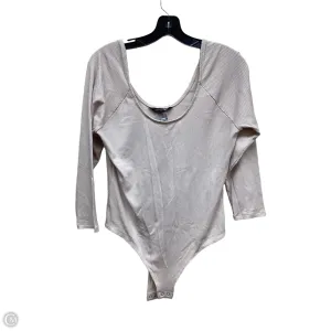 long torso bodysuit teen bodysuit Bodysuit By Banana Republic In Tan, Size: L