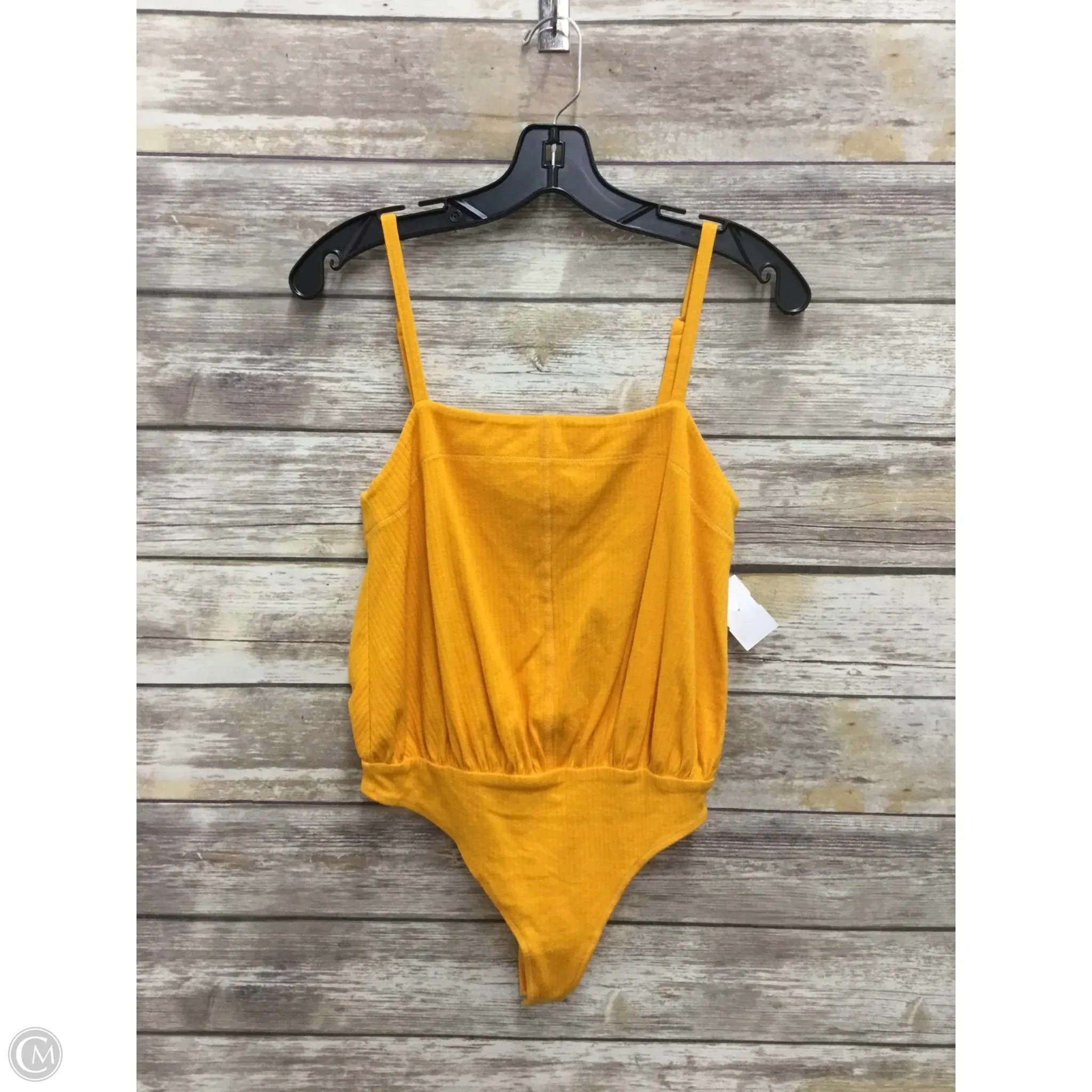 short sleeve bodysuit intimate bodysuit Bodysuit By Free People In Yellow, Size: S