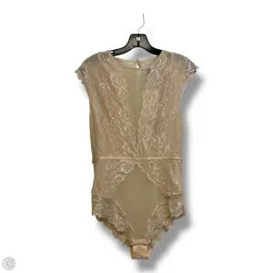 Bodysuit By Cider In Cream, Size: L bodysuit with trousers lightweight bodysuit