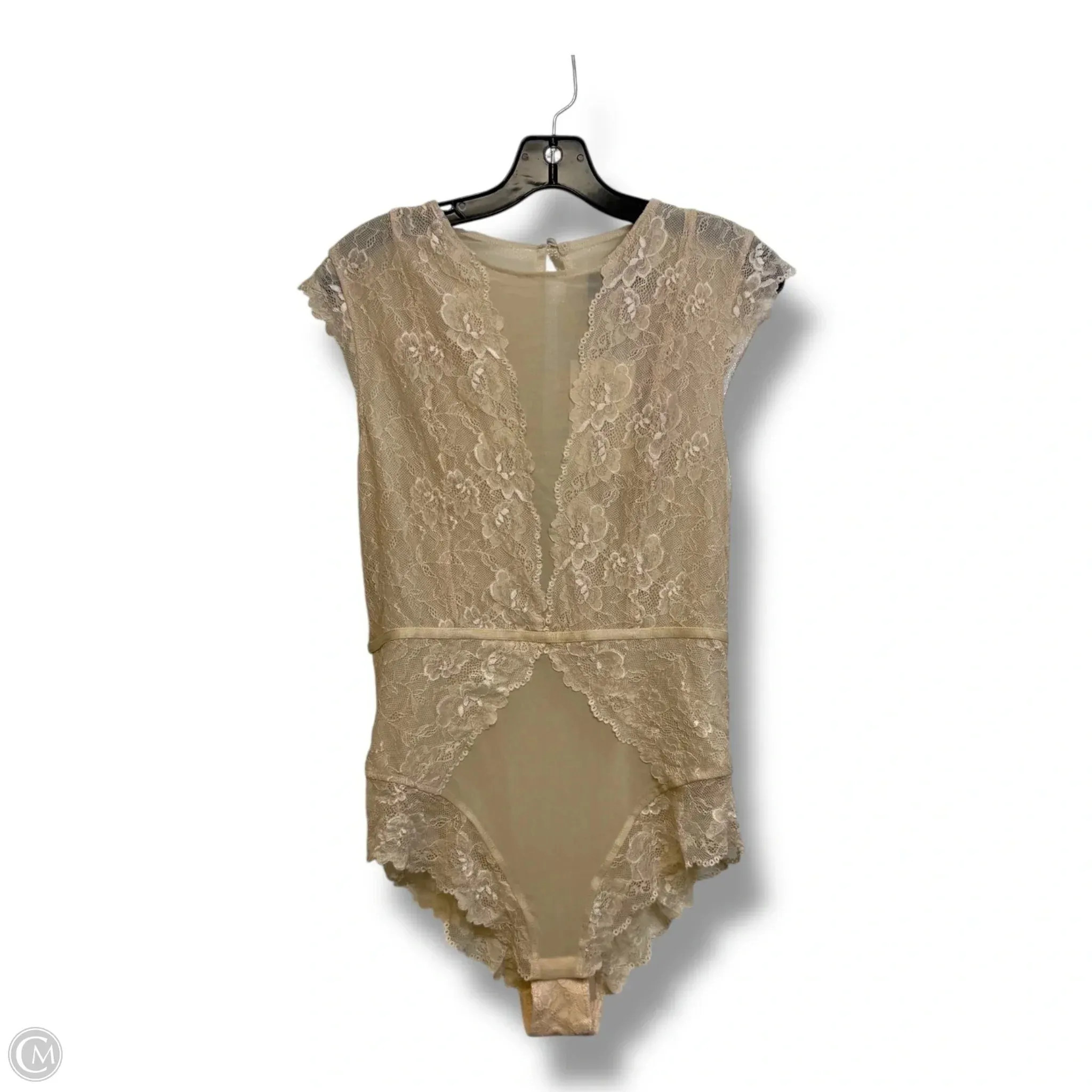 Bodysuit By Cider In Cream, Size: L bodysuit with trousers lightweight bodysuit