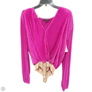 affordable bodysuit leather bodysuit Bodysuit By Clothes Mentor In Pink, Size: S