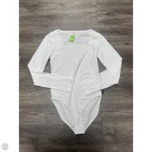 Bodysuit By Gap In White, Size: M layering bodysuit retro bodysuit