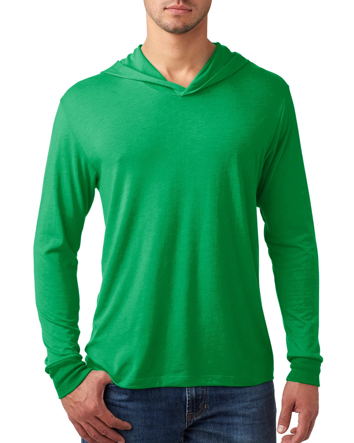 Classic Comfort Light Design Next Level N6021 Adult Triblend Long-Sleeve Hoody