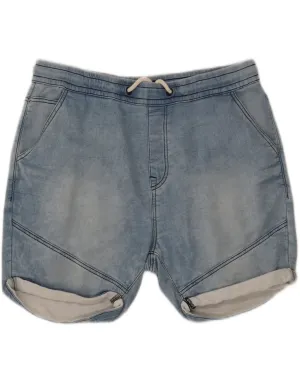 ZARA Mens Denim Denim Shorts Large W36 Blue Cotton Durable Build Exclusive Design