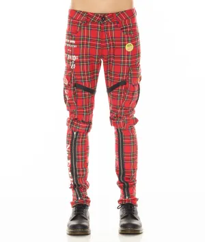 Utility Look ROCKER CARGO "SEX PISTOLS" IN PLAID