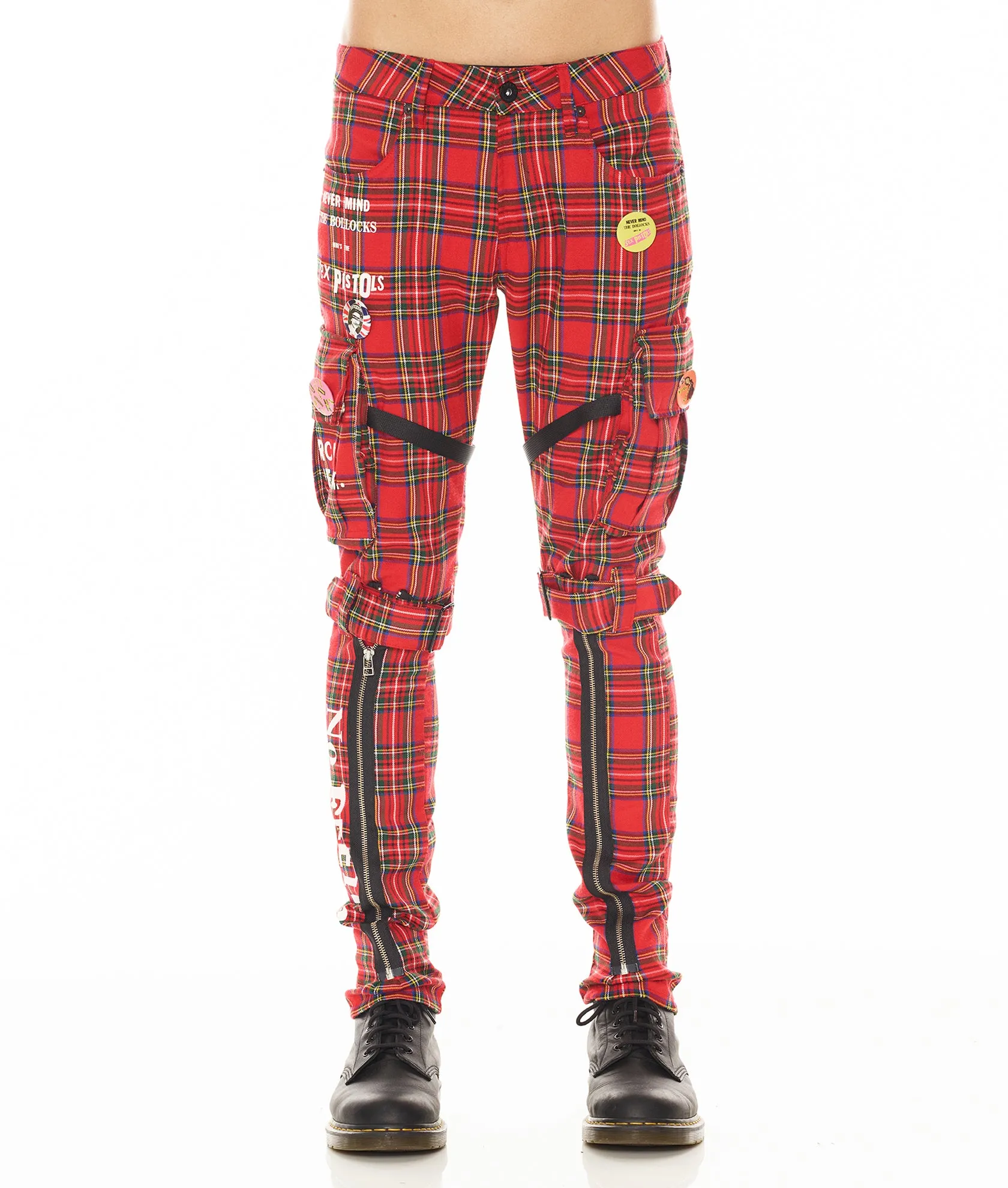 Utility Look ROCKER CARGO "SEX PISTOLS" IN PLAID