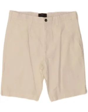 Breathable Performance Fit teen clothing MARKS & SPENCER Mens Chino Shorts W34 Large White Cotton
