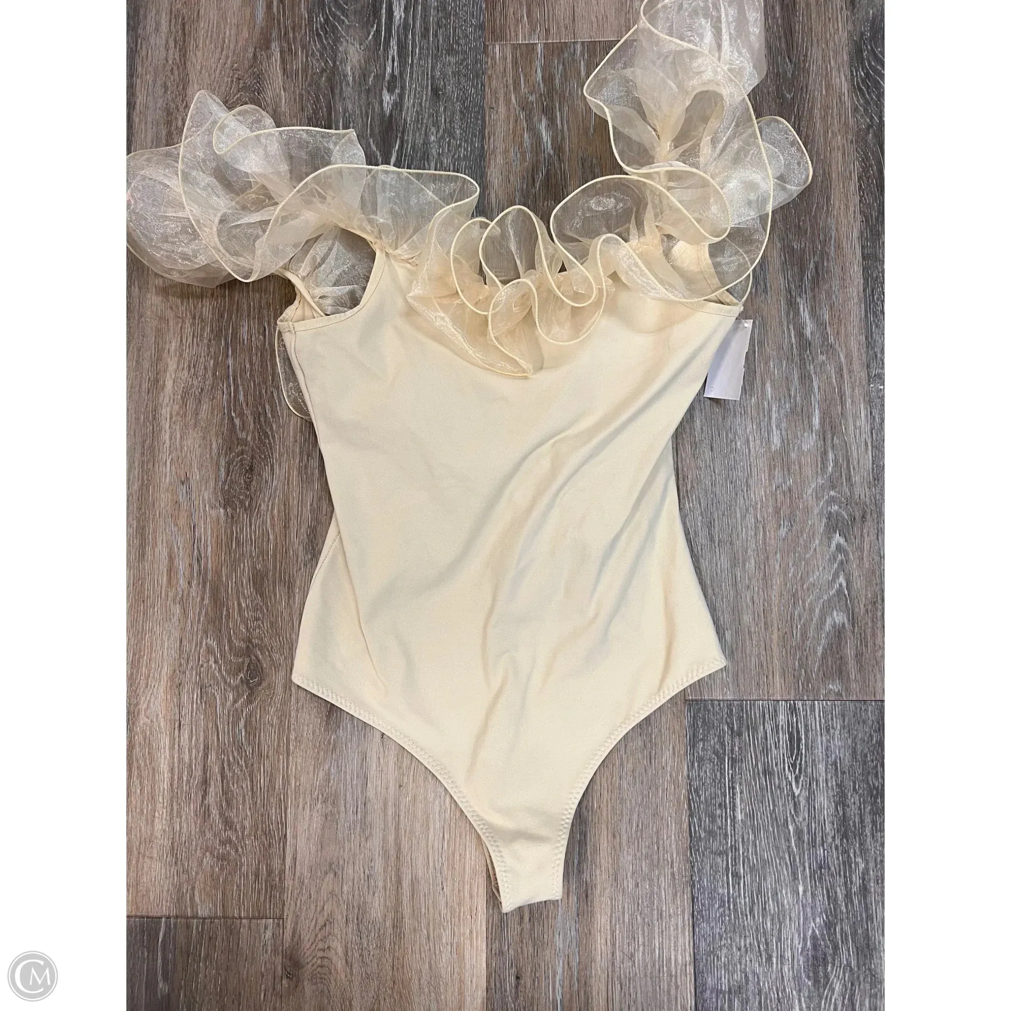 sleep bodysuit snake print bodysuit Bodysuit By Free People In Cream, Size: M