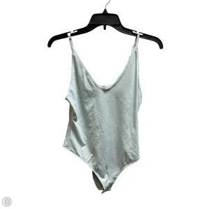 Bodysuit By Free People In Teal, Size: 0 one shoulder bodysuit