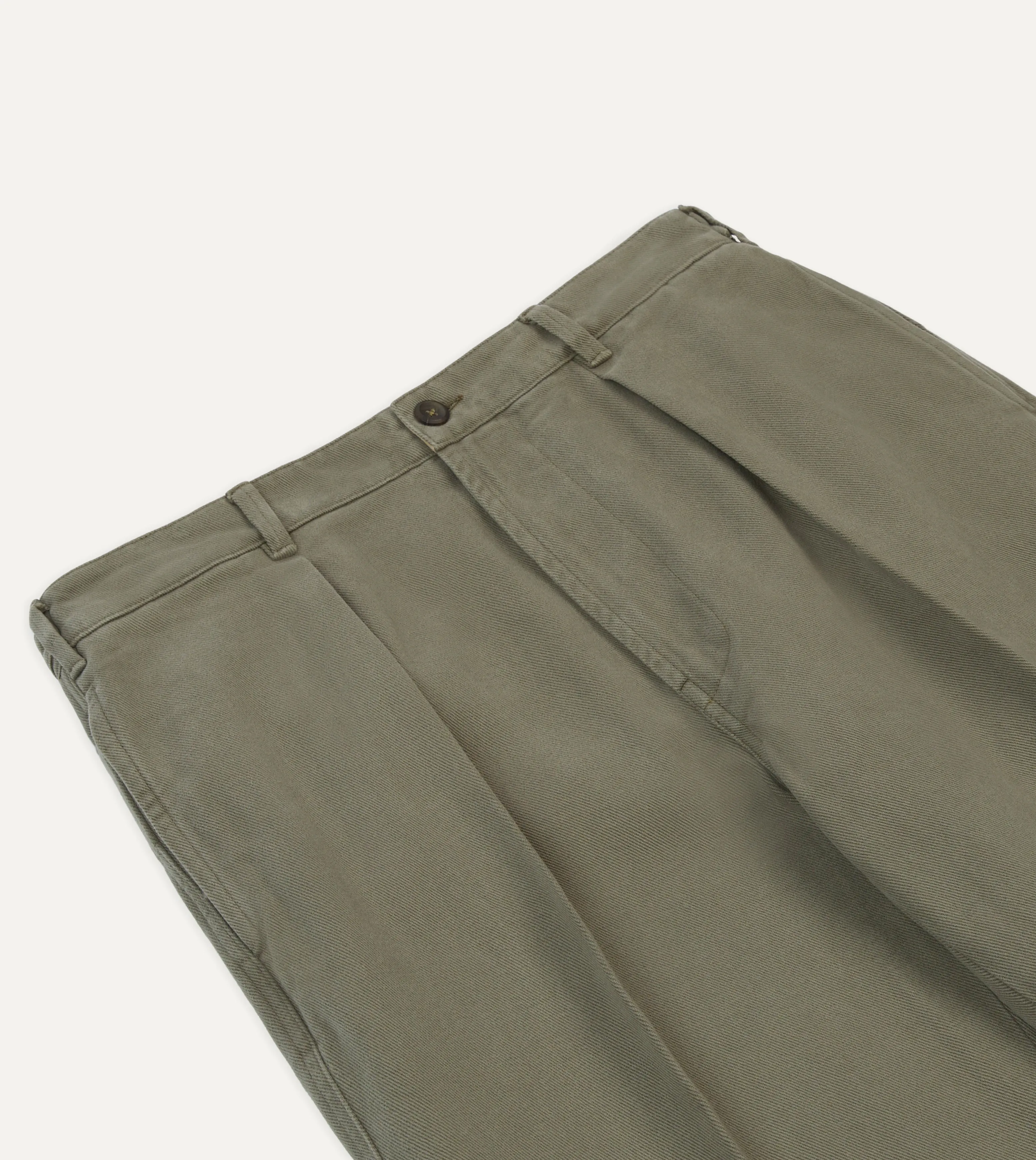 Dapper Comfort Classic Design Wear Khaki Heavy Cotton Twill Games Trousers