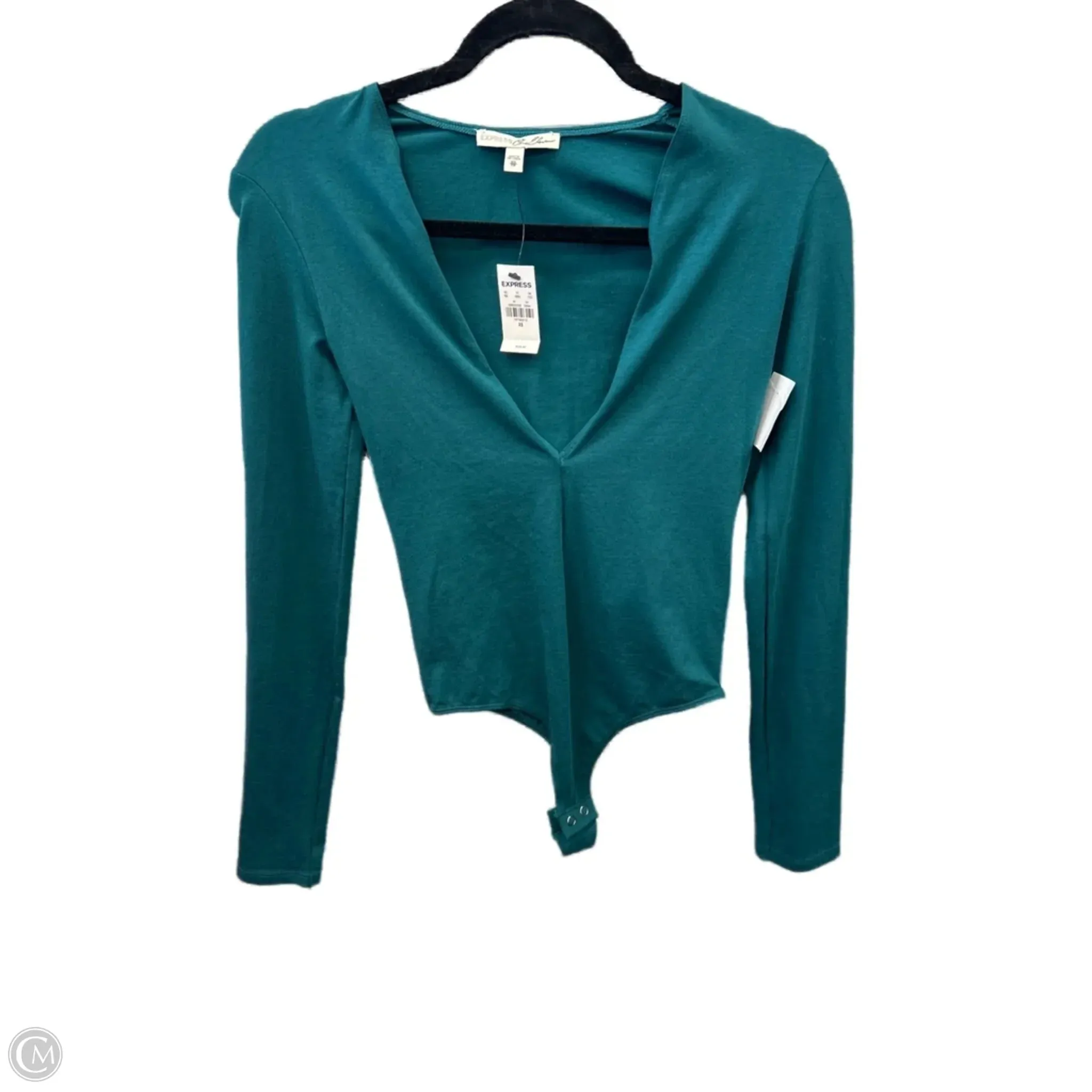 olive bodysuit yoga bodysuit Bodysuit By Express In Green, Size: Xs