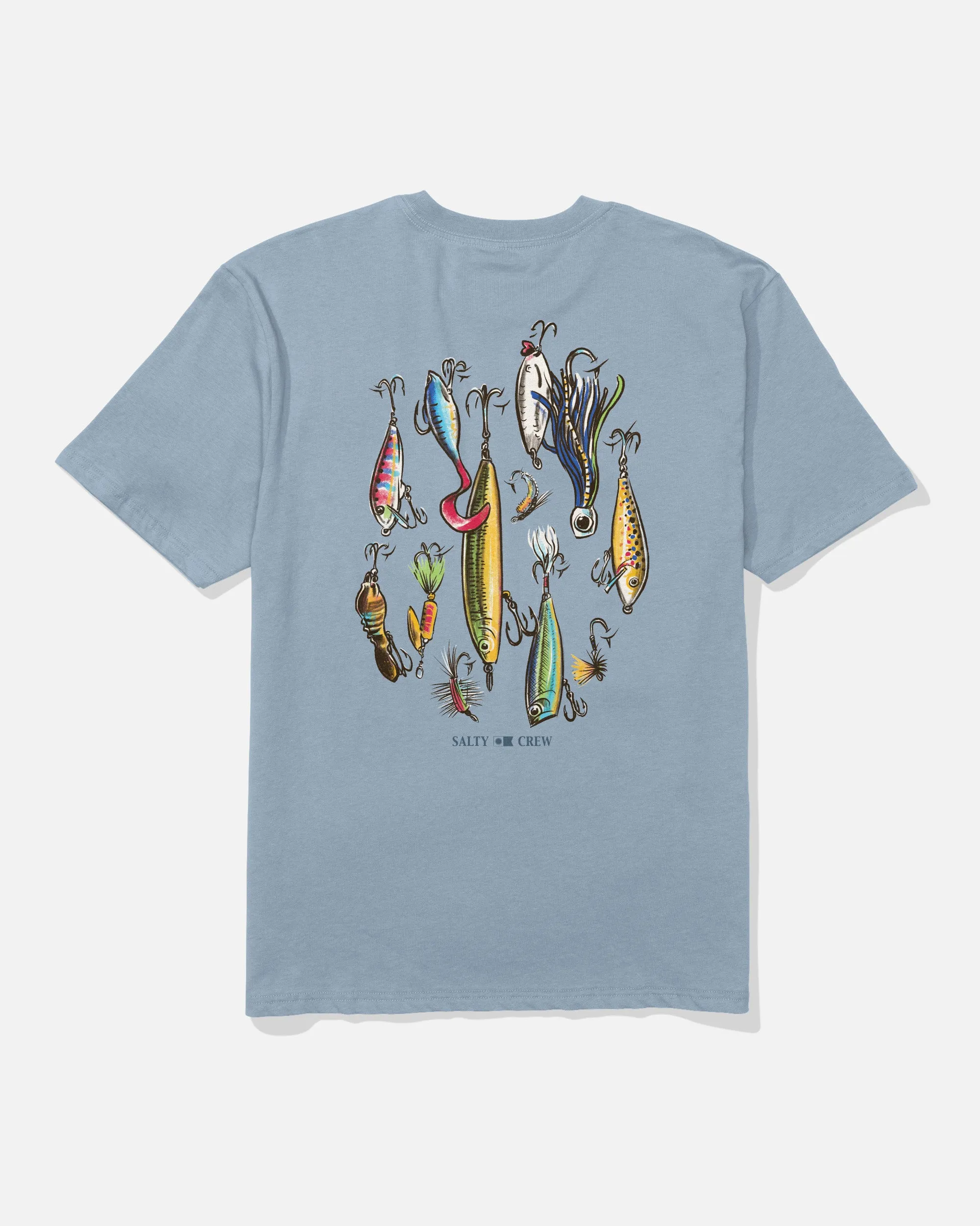 Reinforced Hems Comfortable Style Lure Gear Classic Tee - Blue Fog