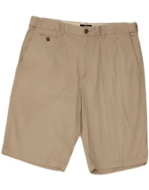 Wrinkle Free Weave Shock Dispersing Architecture MARKS & SPENCER Mens Blue Harbour Chino Shorts W36 Large Beige Cotton