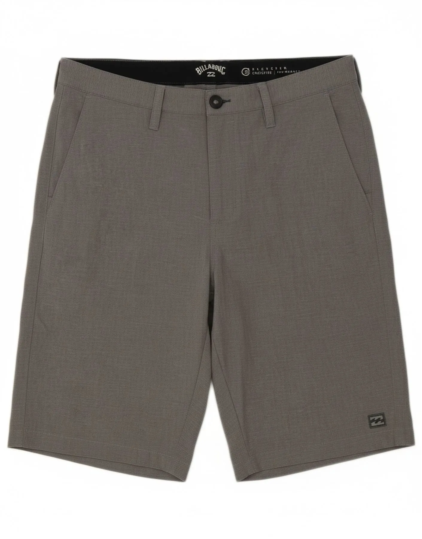 BILLABONG Mens Chino Shorts W33 Medium  Grey Polyester shrink - resistant