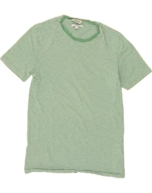 COS Womens T-Shirt BEST SELL UK 6 XS Green Pinstripe Cotton Fashion and Comfort simple design