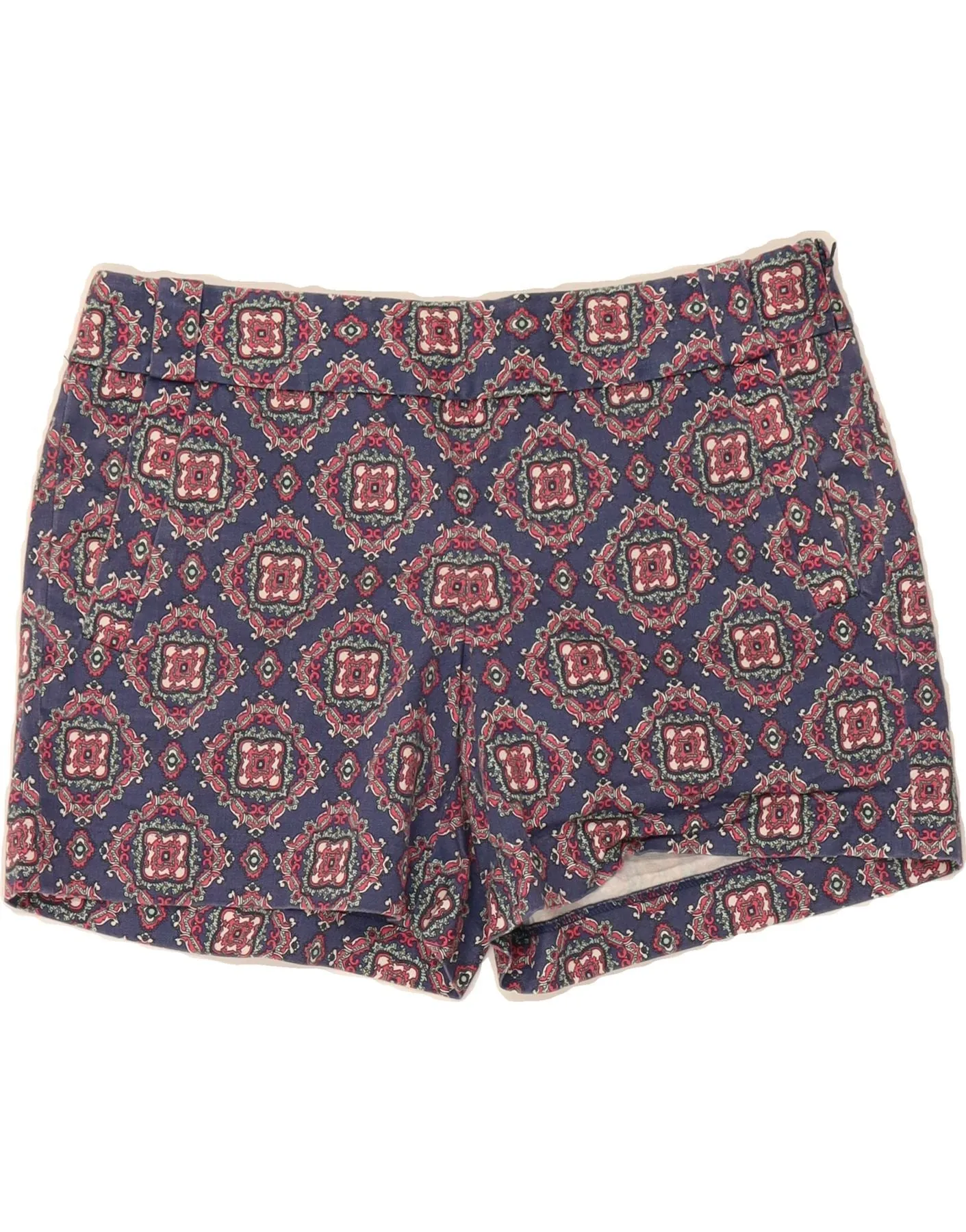 Timeless elegance Spring Break J. CREW Womens Stretch Chino Shorts US 6 Medium W32 Blue Paisley