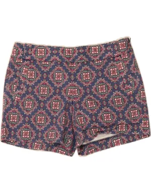 Timeless elegance Spring Break J. CREW Womens Stretch Chino Shorts US 6 Medium W32 Blue Paisley